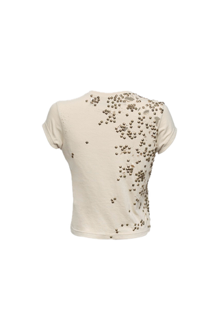 STUDDED DISTRESSED TOP