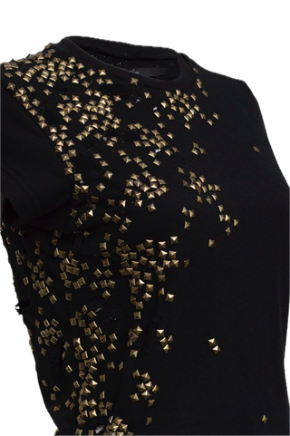 STUDDED DISTRESSED TOP
