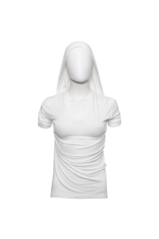 TIGHT HOODED T-SHIRT