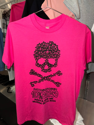 SKULL 100% PAYASO T-SHIRT