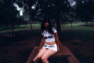 STRESSED MUSICIAN MINI SKIRT