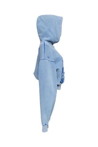 DISTRESSED JEWELRY HOODIE