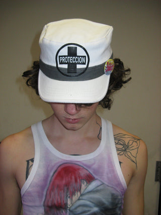 CROSS HAT W/ PINS (4)