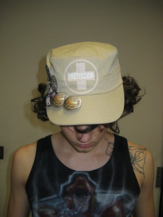 CROSS HAT W/ PINS (1)
