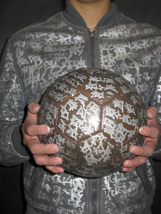 REFLECTIVE SCRIPT SOCCER BALL