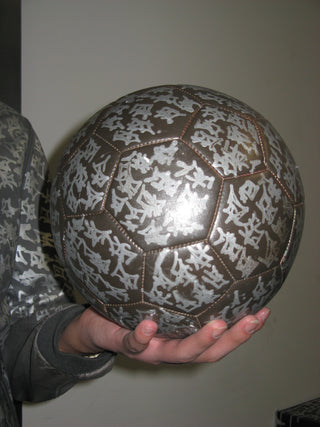 REFLECTIVE SCRIPT SOCCER BALL