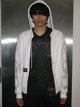 REVERSIBLE SPORTY ZIP UP HOODIE