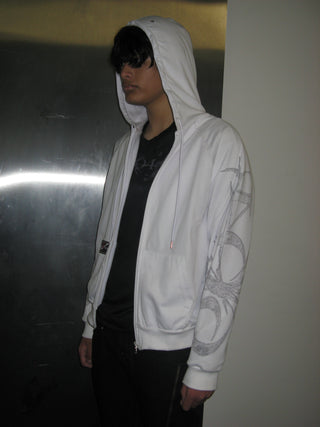 REVERSIBLE SPORTY ZIP UP HOODIE