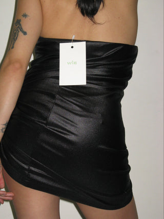 BLACK TUBE DRESS