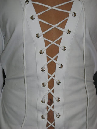 CAMISA JERSEY CON OJILLOS