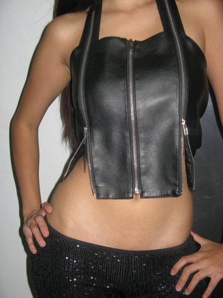 ZIP APRON TOP