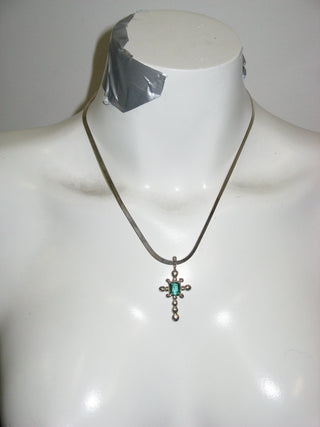MAXI BUBBLE CROSS NECKLACE