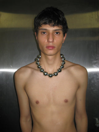 SILVER SHORT PEARL NECKLACE