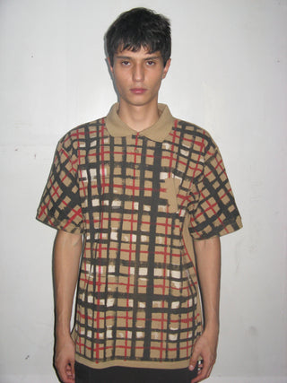 SPRAYED CHECK POLO