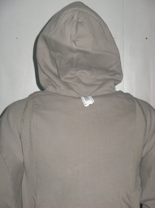CUT UP SHOULDER HOODIE