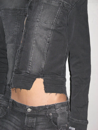 DIRNDL STRETCH DENIM JACKET