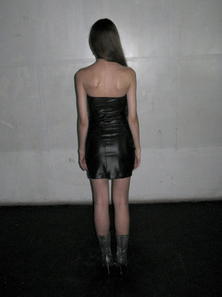 BLACK TUBE DRESS